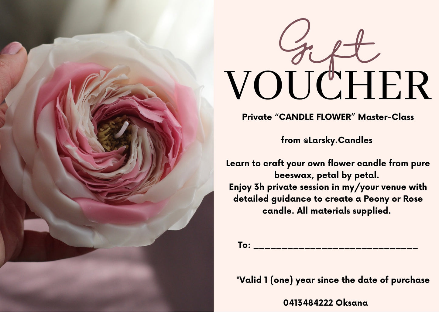 Gift Card for Private Master-Class