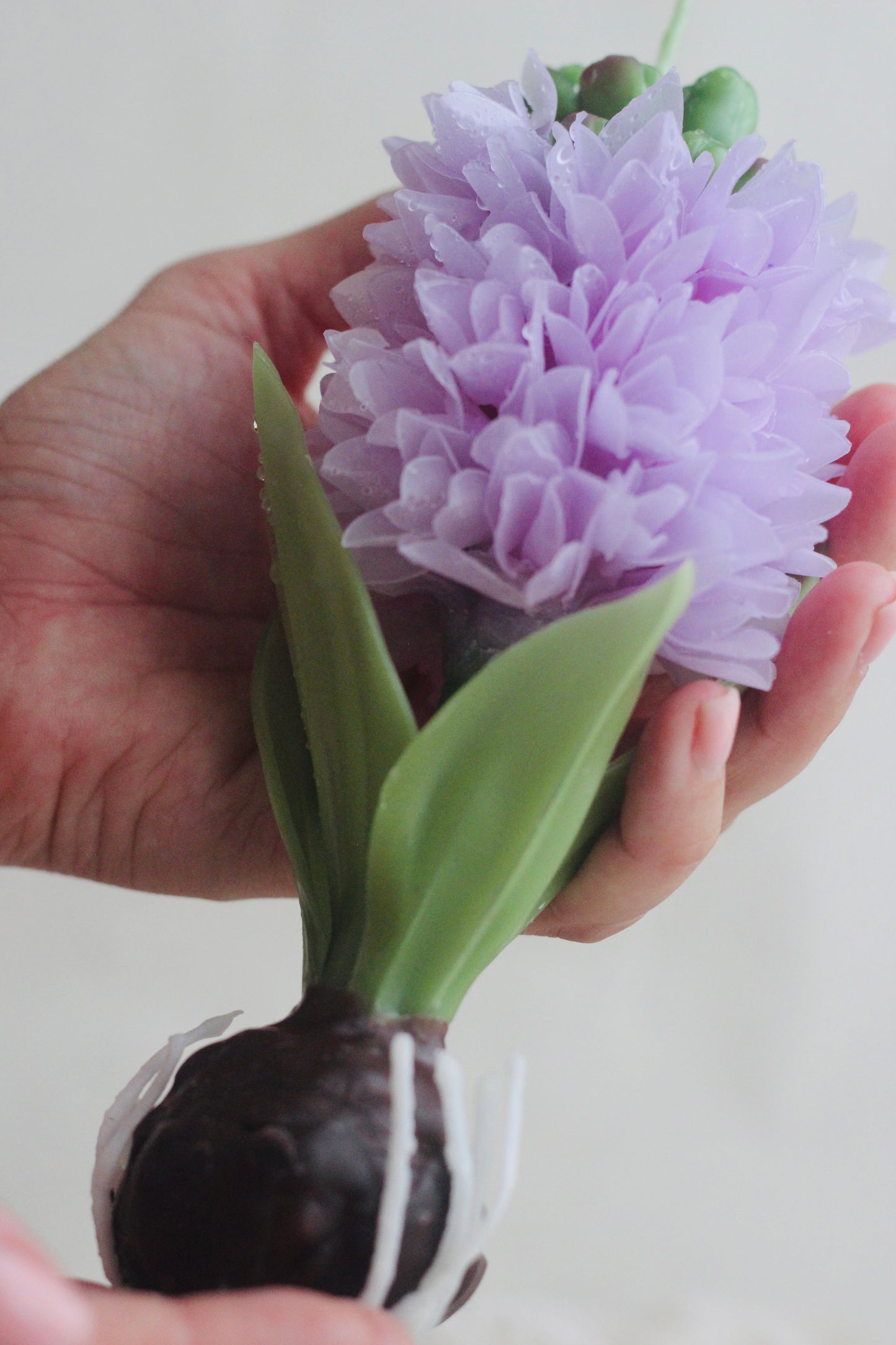Hyacinth Flower Candle