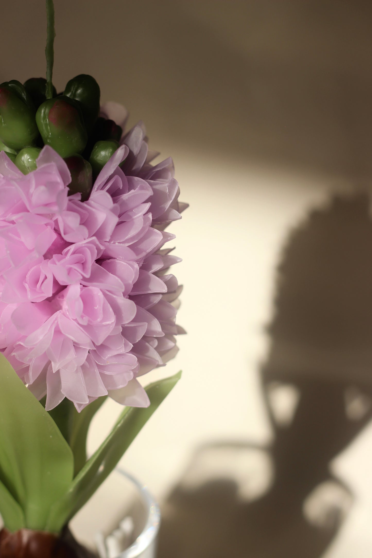 Hyacinth Flower Candle