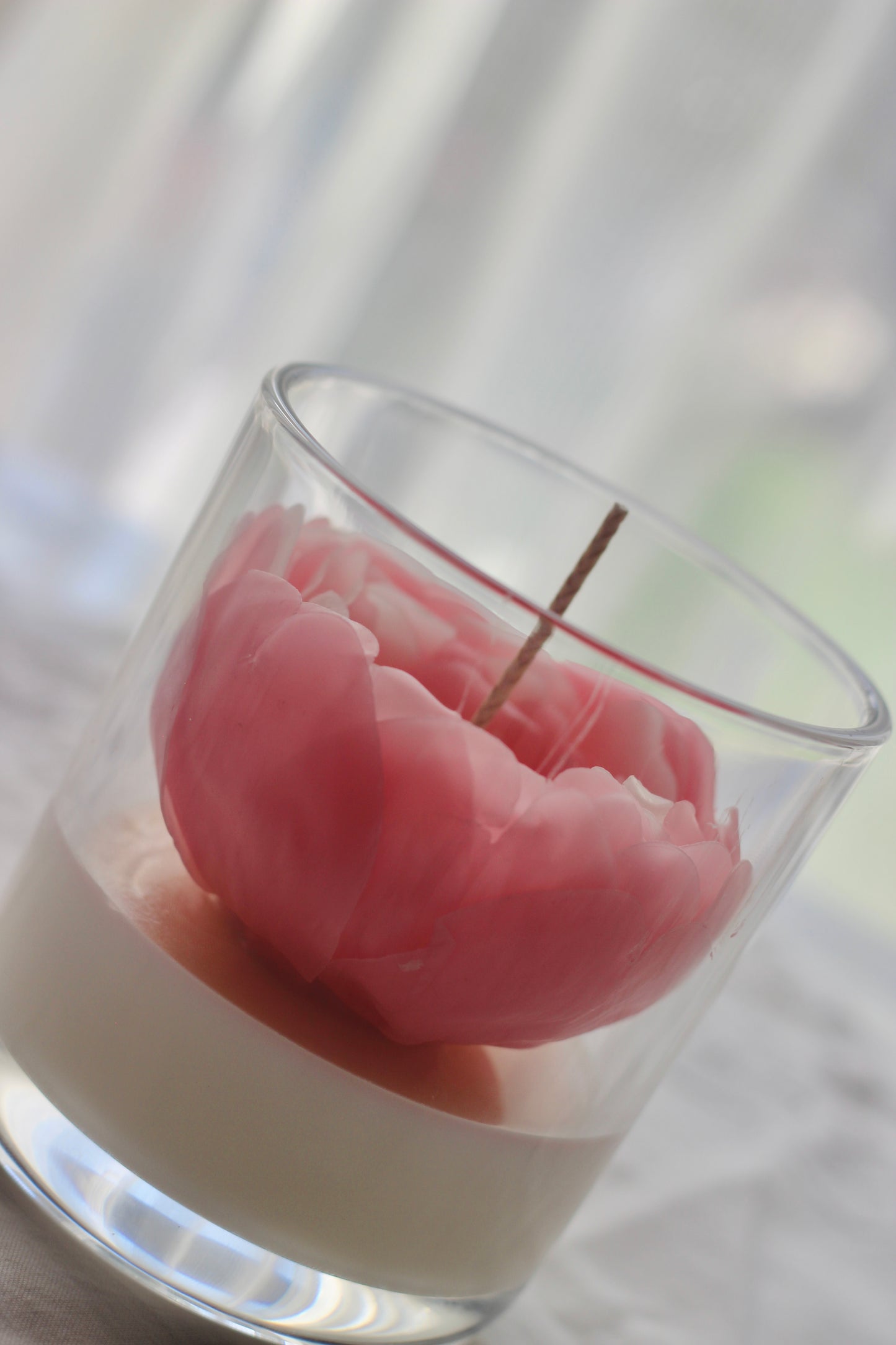 Peony in a glass