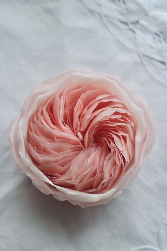 Handmade Flower Candle, Candle Rose, Luxury Candles, Luxury gifts, Wedding Gift, Pink Rose candle