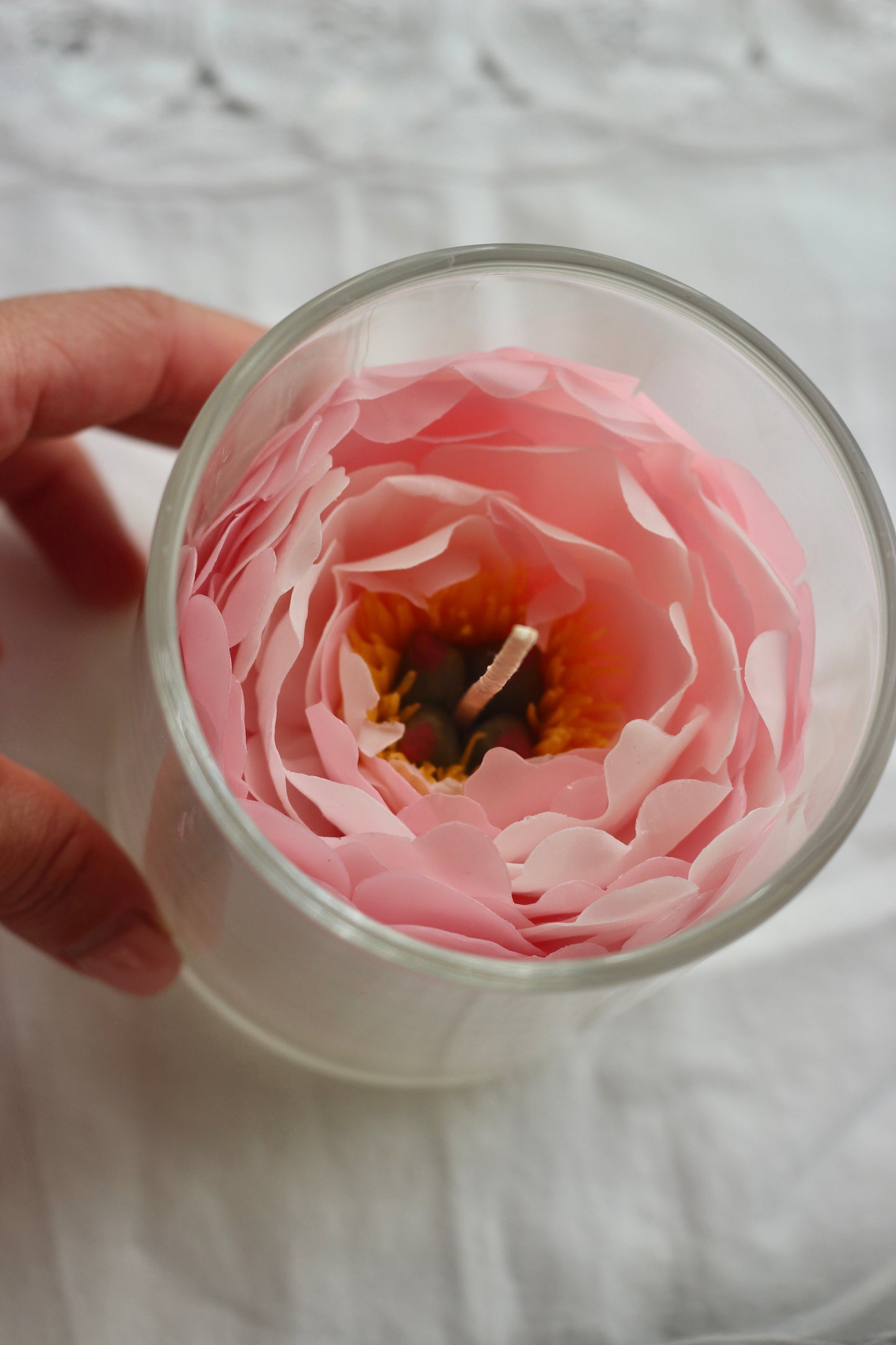 Peony in a glass