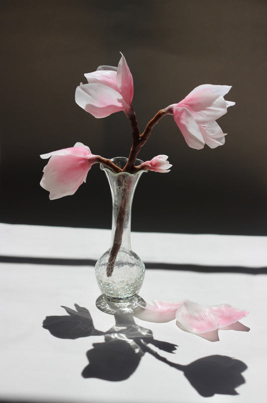 Flower Candle, Flower Candle on a stem, Handmade candle, Handcrafted candles, Gifts, Premium Candles, Luxury Candles, Magnolia Candle, Aesthetic candles